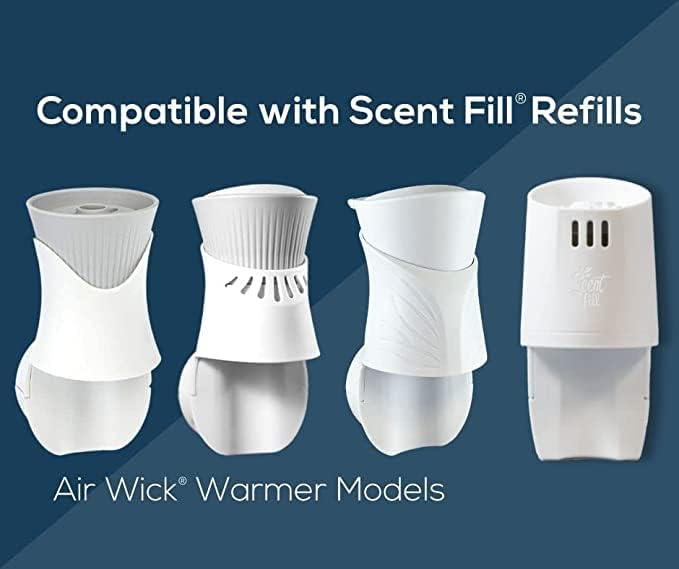 Scent Fill 100% Natural Peppermint Plug in Air Freshener, 4 Scented Oil Refills