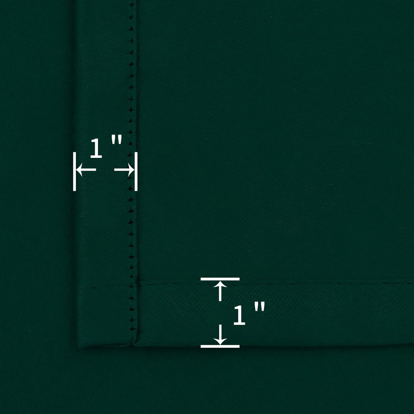 BGment Emerald Green Blackout Curtains 45 Inch Length for Bedroom Window - Small Thermal Insulated Drapes with Rod Pocket for Bathroom Ktichen Cafe Rv Camper, 34 x 45 Inch, 2 Panels