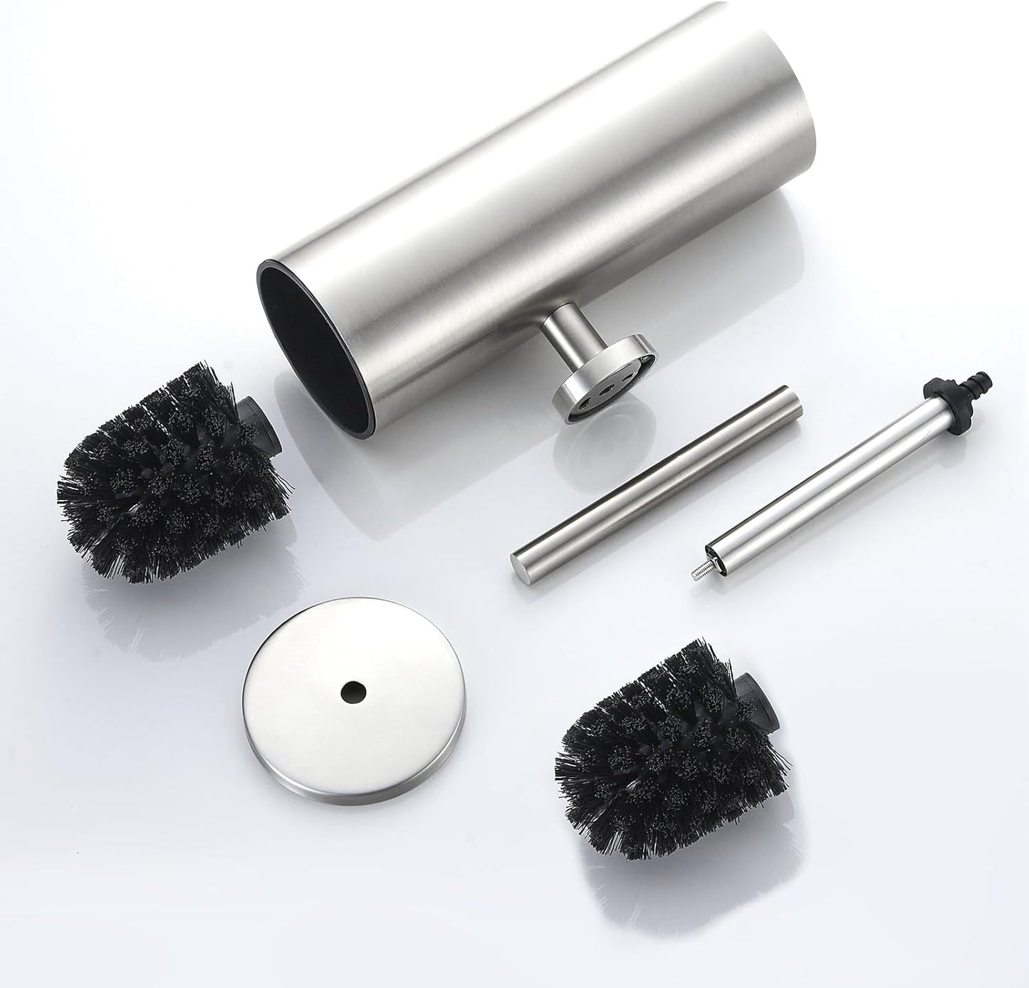 Toilet Brush with Holder Bathroom Wall Mounted Toilet Bowl Brush Holder Toilet Brush Holder Brushed Nickel