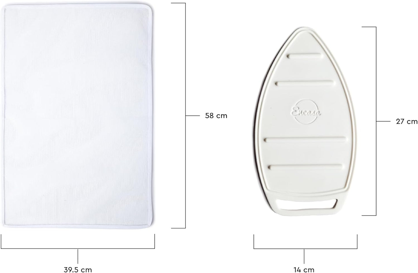 Encasa XO Ironing Board Cover and Pad 42"x14" - Free Silicone Iron Rest & Mesh Cloth - 4mm Felt, Medium Iron Board Cover with Padding - Heat Resistant, Non Slip Drawstring Wildflowers