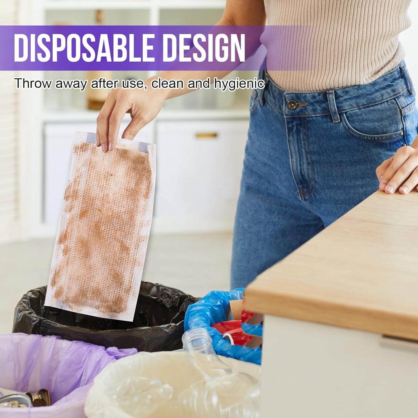 Mopping Pad Refill Compatible with Wet Jet Mop, Disposable Multi Surface Wetjet Hardwood Floor Cleaner Spray Mop Pads Refills, Thickness & Absorbent (20)