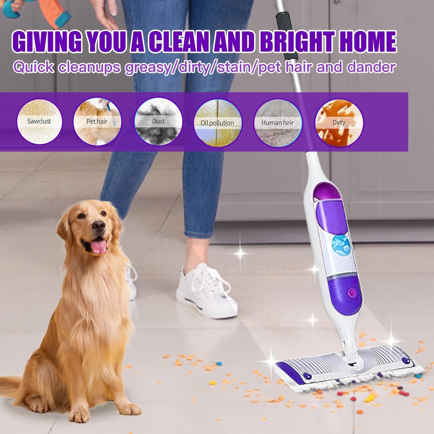 30 Count Power Mop Pads Refills for Swiffer PowerMop Multi-Surface Mopping Pad Disposable Replacement Compatible with PowerMop, Safe on All Finished Floors.