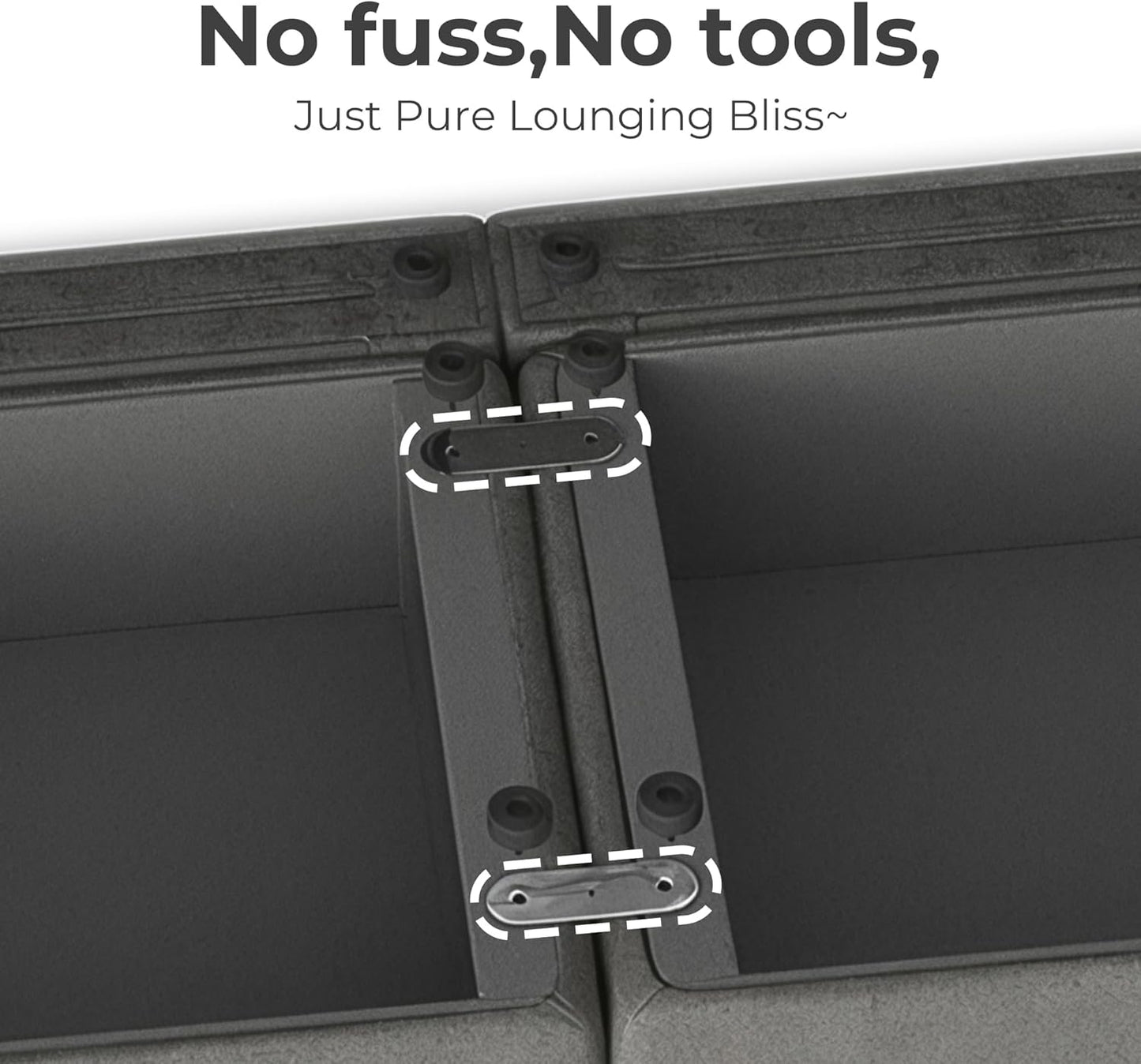 CHITA Small Modular Sectional Fabric Sofa Set, Extra Comfty Loveseat Cloud Couch, FSC Certified Modular Sectional Couch for Living Room, 78 inch Width,2 Seat Modular Sofa, Grey