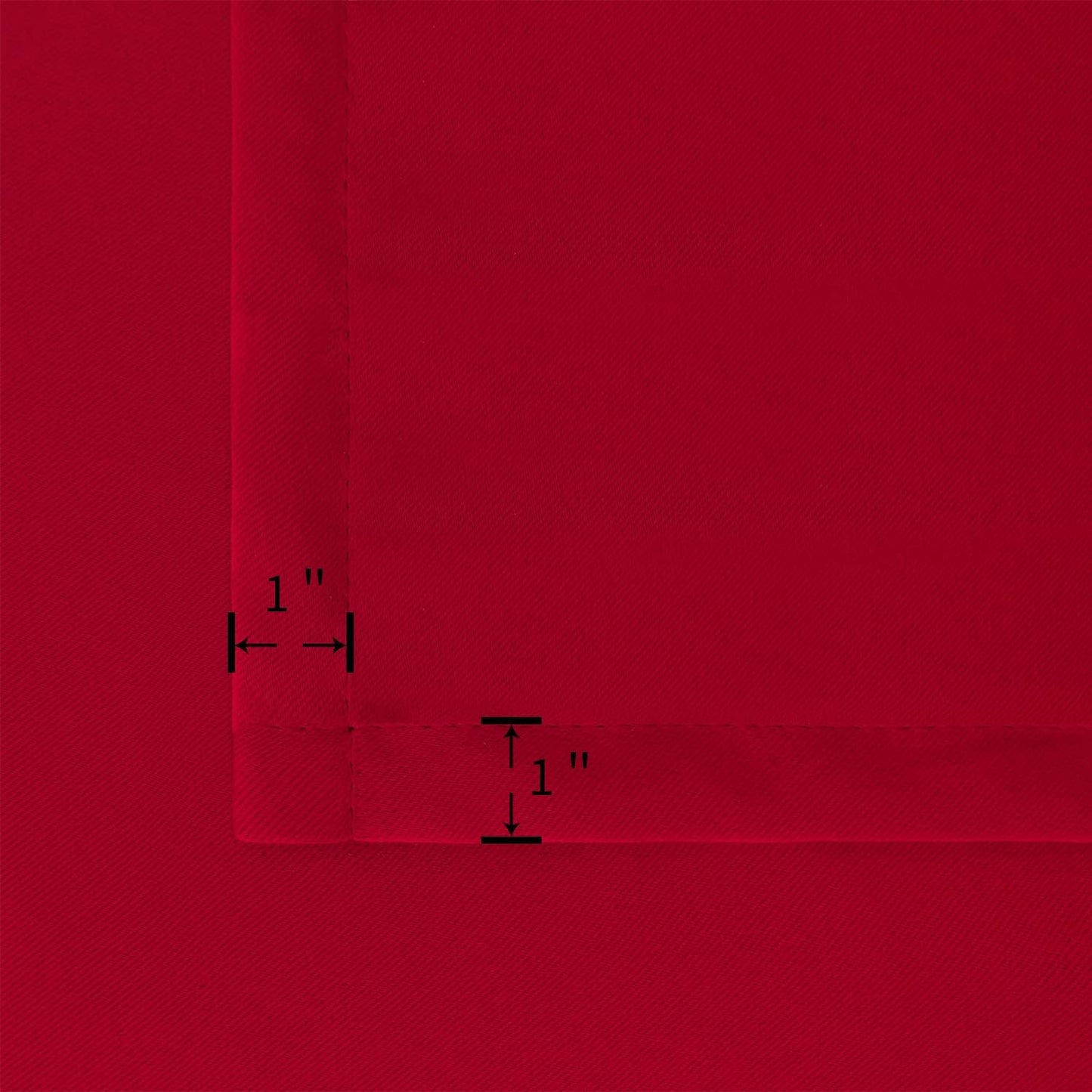 BGment Red Blackout Curtains 84 Inch Length for Living Room - Rod Pocket Thermal Insulated Room Darkening Drapes Blinds for Bedroom Ding Room, 52 x 84 Inch, 2 Panels