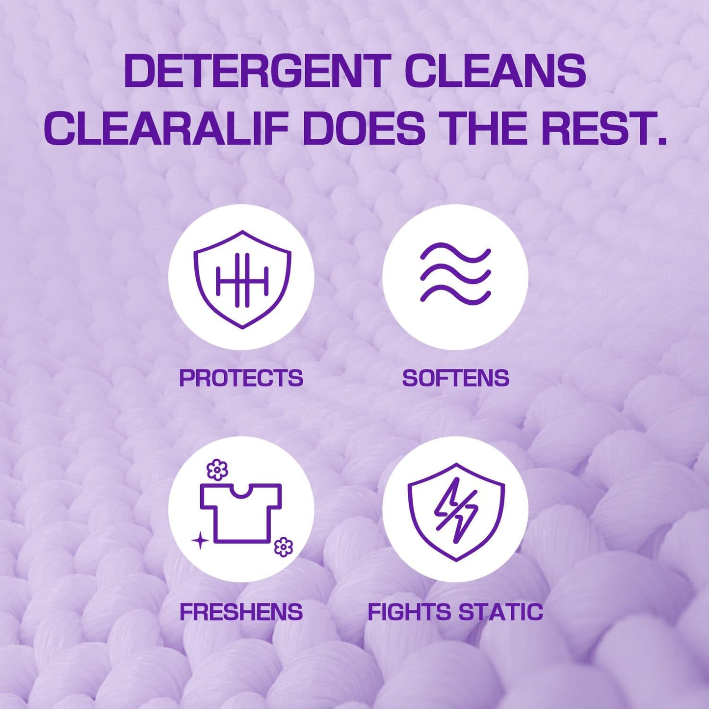 CLEARALIF laundry Fabric Softener Sheets, Lavender Scent, 160 Loads, Eco Friendly, Great For Travel, Apartments, Dorms.