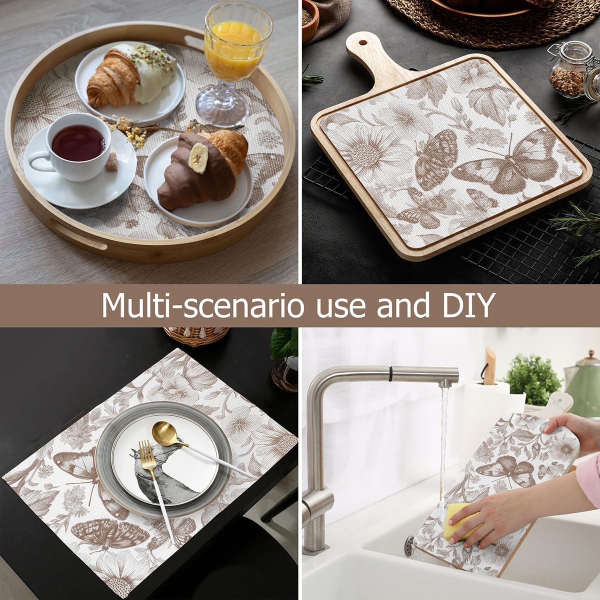 Drawer and Shelf Liner for Kitchen Cabinets,Non-Adhesive Cabinet Liner,Non Slip Waterproof Drawer Liner,Easy to Clean Strong Grip Kitchen Liner for Cupboard,Dresser,Shelves,(12In x 10FT)