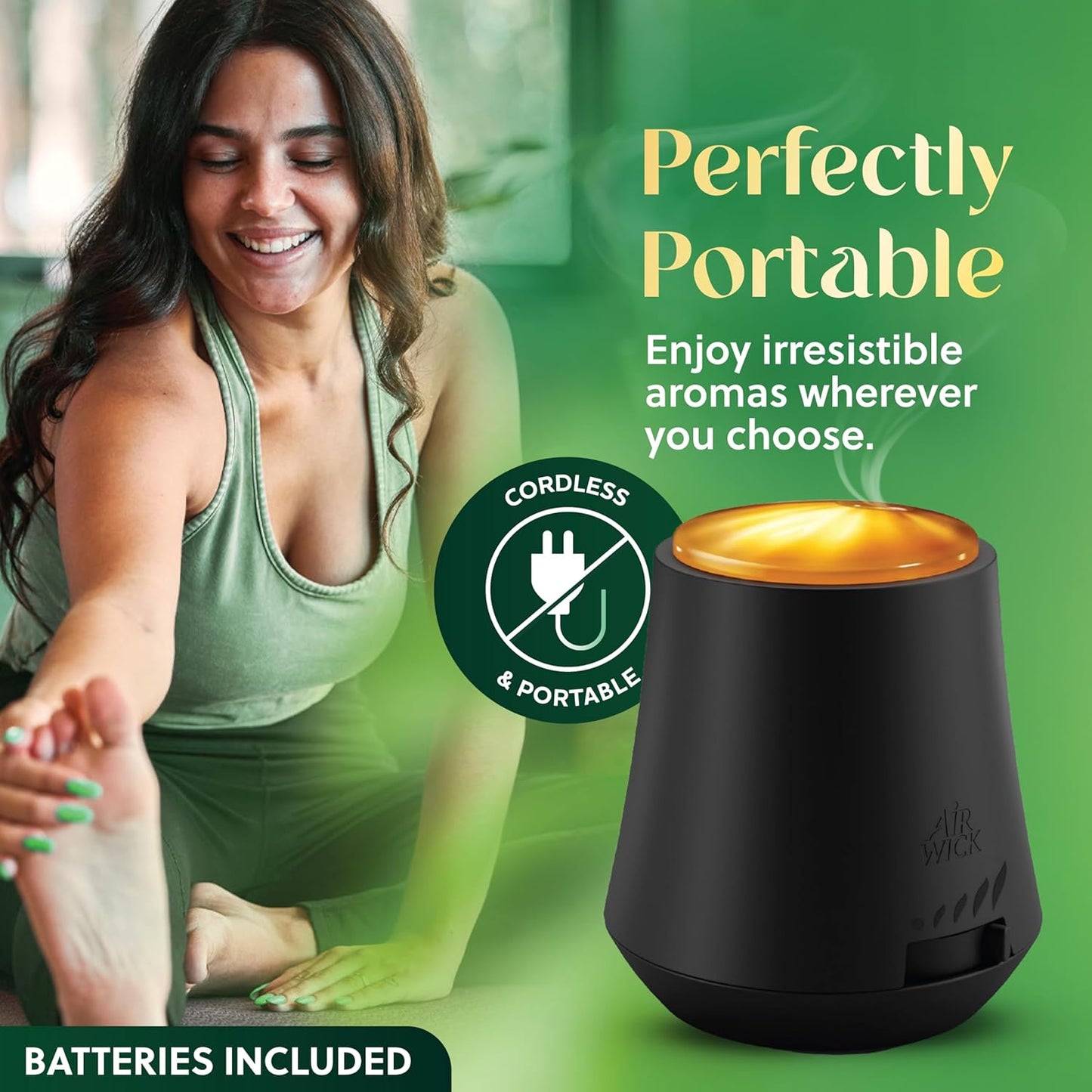 AIR WICK Essential Mist Twin Refill – White Sage & Mahogany (2x.67) oz.