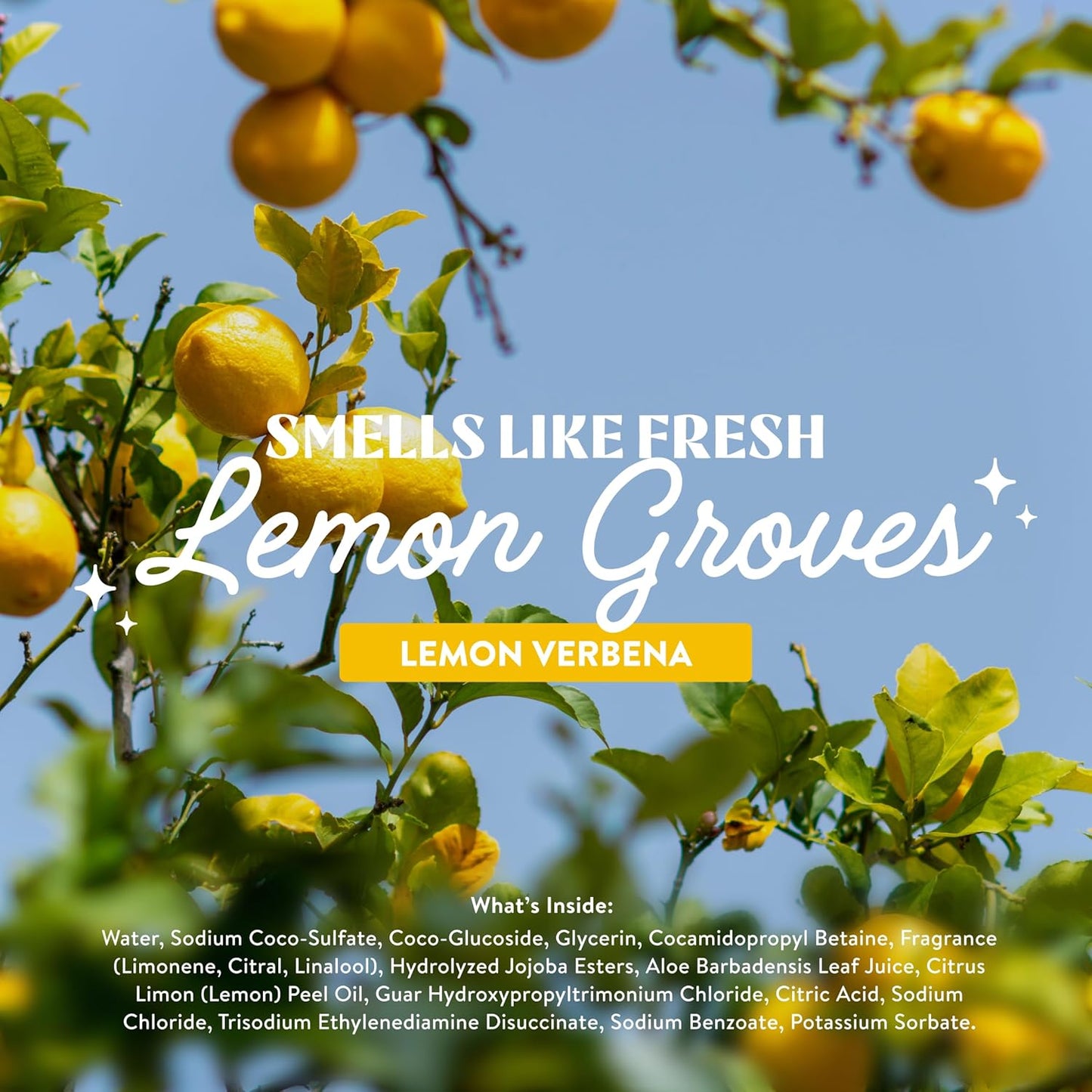 Cleancult Liquid Hand Soap Refills - Lemon Verbena - Moisturizes Dry & Sensitive Skin - Made with Aloe Vera & Essential Oils - Eco Friendly - Paper-Based Packaging - 32 oz/2 Pack