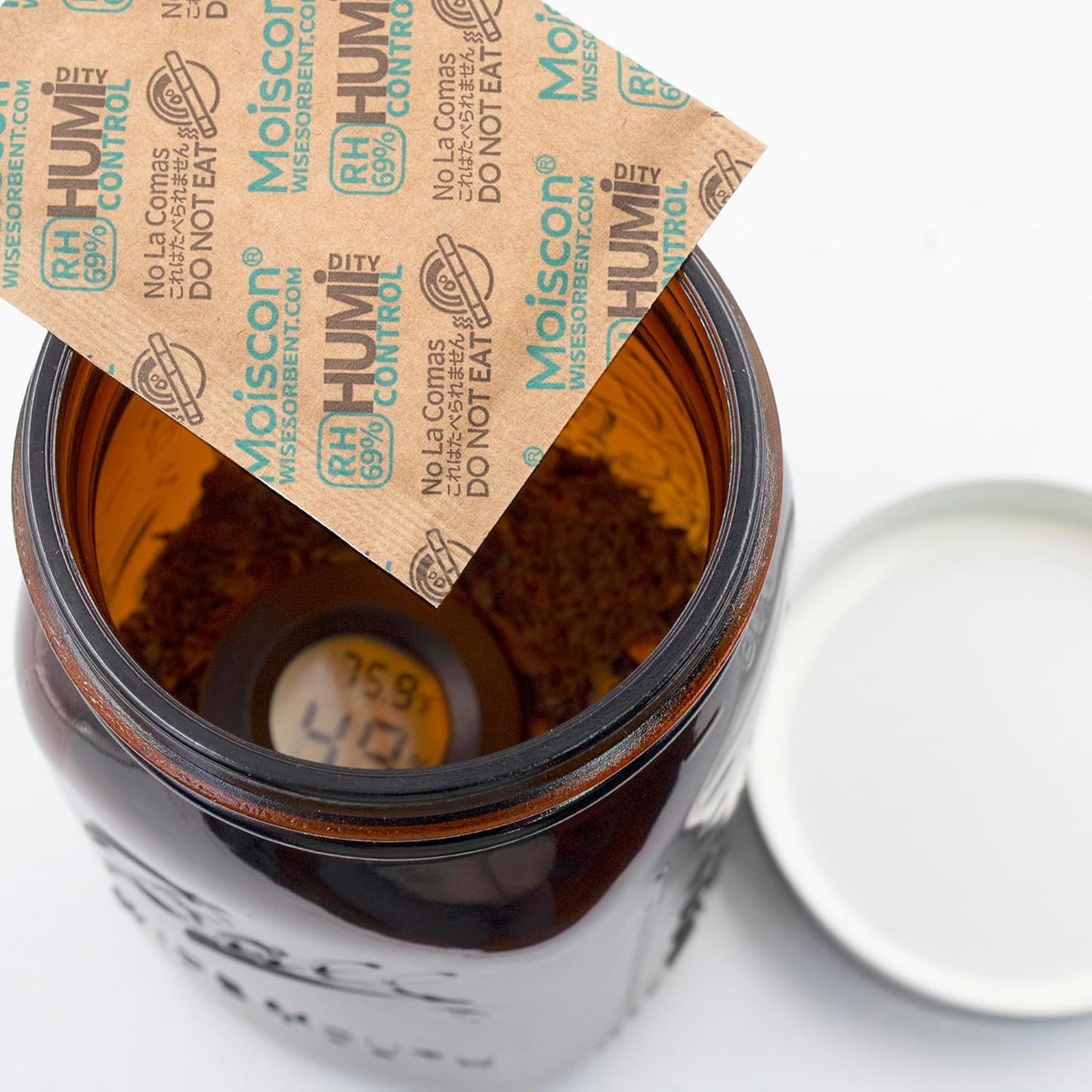 8 Gram 15 Pack 69% Two-Way Humidity Control Packs for Storing 1 oz, Size 8 for Travel Case Resealable Bags, Humidity Pack Moisture Control Packets Individually Wrapped