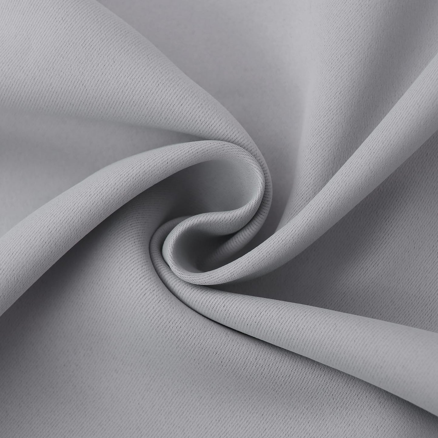 BGment Light Grey Blackout Curtains 48 Inch Length for Bedroom - Short Thermal Insulated Window Drapes with Rod Pocket Room Darkening Privacy for Kitchen Living Room, 42 x 48 Inch, 2 Panels