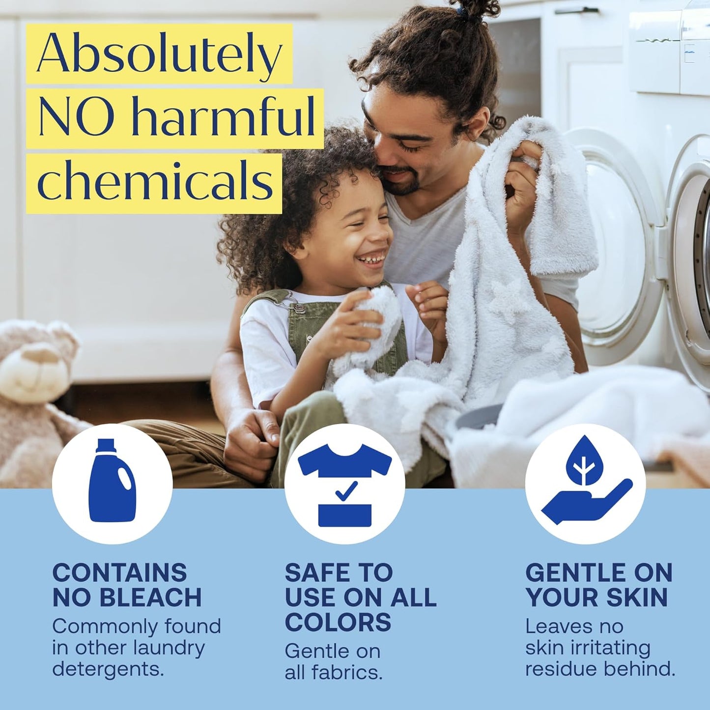 Fab Tab Laundry Detergent Tablets, Plant-Based Formula, Removes Tough Stains, Plastic-Free Alternative to Pods, All Washing Machines (30 Count, Unscented)