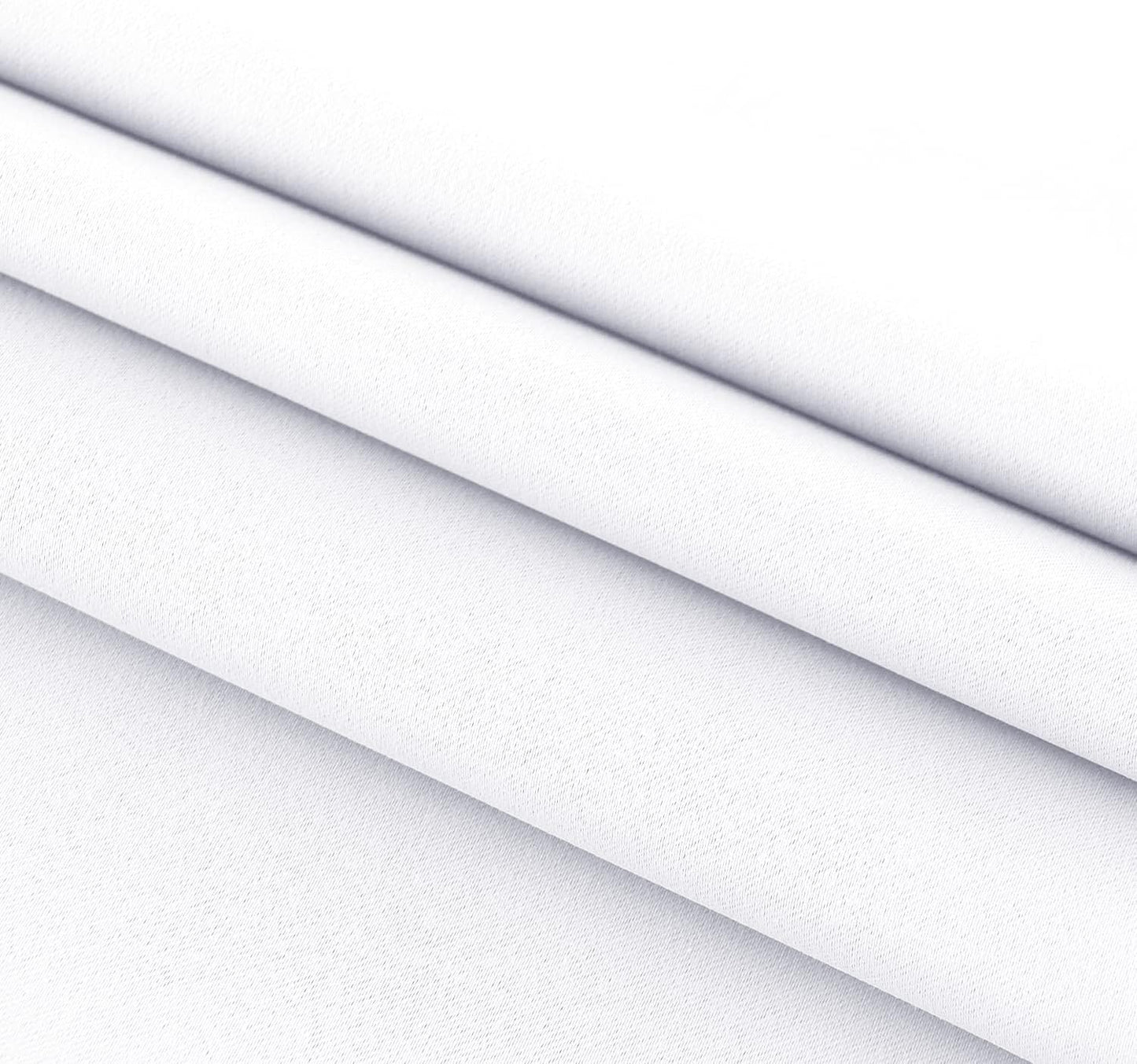 DWCN French Door Curtains – Rod Pocket Thermal Curtain for Doors with Glass Window, Kitchen and Patio Doors for Privacy, 25 X 72 Inches Long, 1 Curtain Panel with Tieback, Pure White