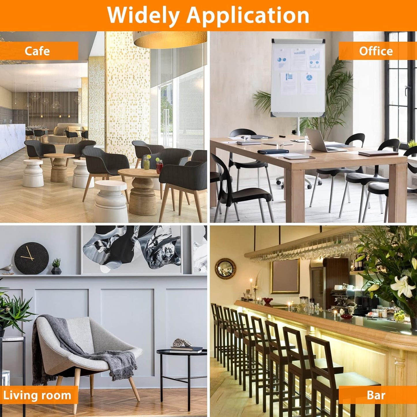 Glaais 36Pcs Silicone Chair Leg Floor Protectors, Floor Protectors for Chairs, Rubber Chair Leg Caps for Wood Floors, Chair Leg Protectors for Hardwood Floors,Rubber Chair Leg Covers (Small, Clear)