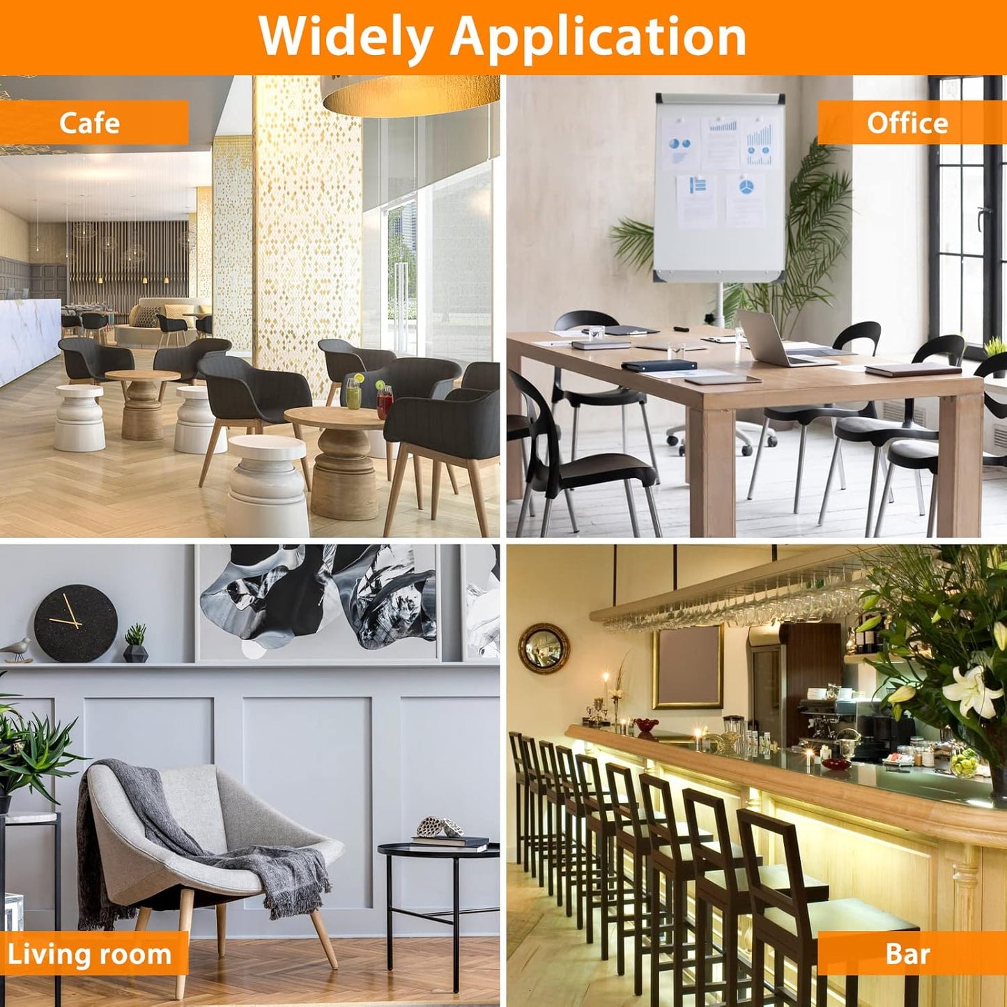 36 Pcs Square Chair Leg Floor Protectors, Felt Furniture Pads for Hardwood Floors, Chair Leg Protectors for Hardwood Floors, Floor Protectors for Chairs, No Scratches and Reduce Noise - Large Size