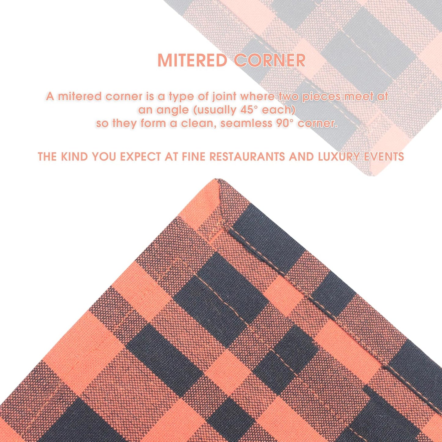 Kitchen Towels Set of 6 Halloween dish towels for kitchen 100% Cotton Orange Black Color Dish Cloths 20"x28" Multi-Purpose Kitchen Hand Towels Highly Absorbent Kitchen Towels with hanging Loop