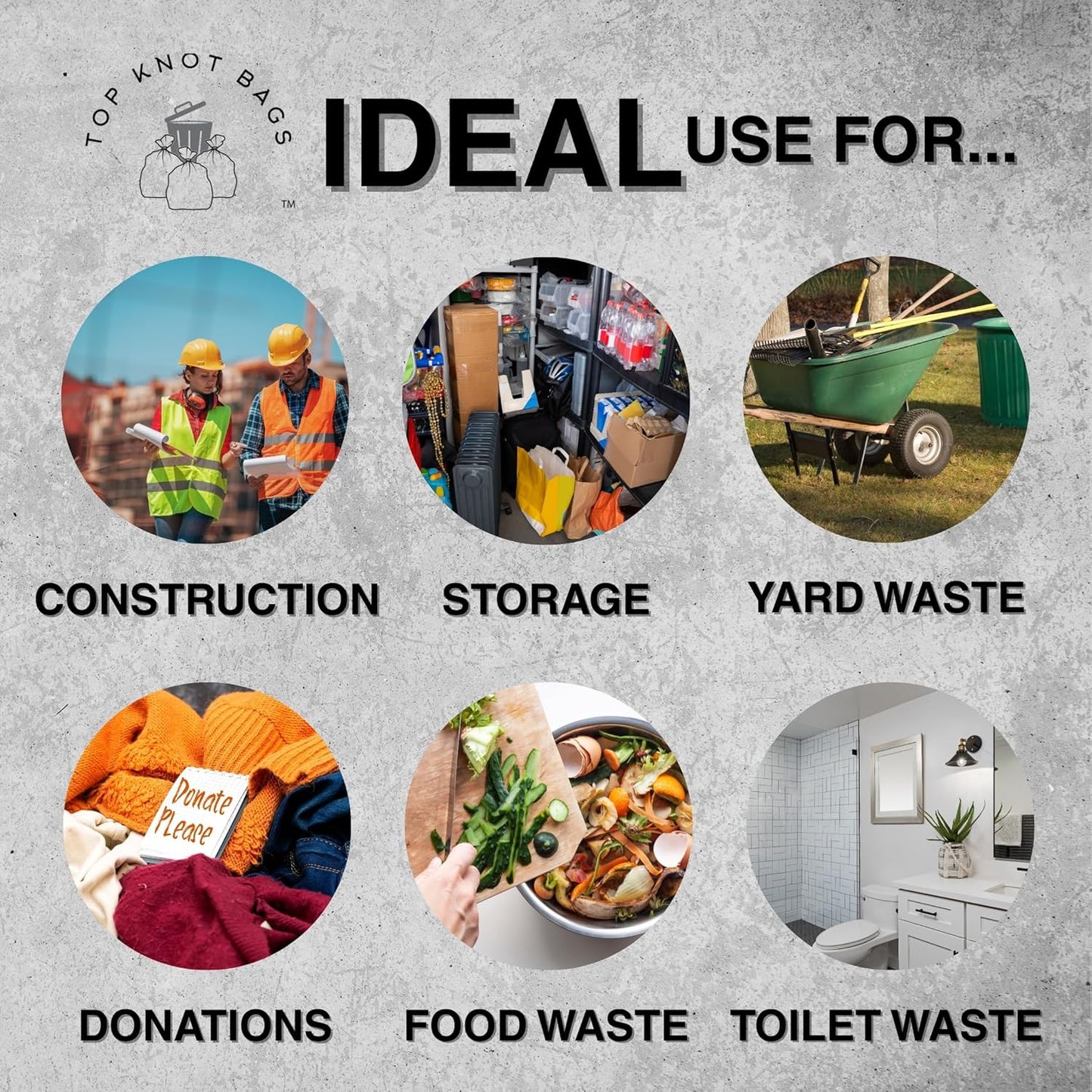 45 Gallon Garbage Trash Bag 40X46" 1.5 Mil Black 100 Count Can Liner Bulk 40 Gallon 41 Gallon 42 Gallon 43 Gallon 44 Gallon Made in USA