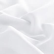 DWCN French Door Curtains – Rod Pocket Thermal Curtain for Doors with Glass Window, Kitchen and Patio Doors for Privacy, 25 X 72 Inches Long, 1 Curtain Panel with Tieback, Pure White