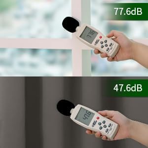 BGment Short Blackout Curtains 45 Inches Length for Bedroom - Rod Pocket Thermal Insulated Room Darkening Window Curtain for Kitchen Cafe, 34 x 45 Inch, 2 Panels, Grey