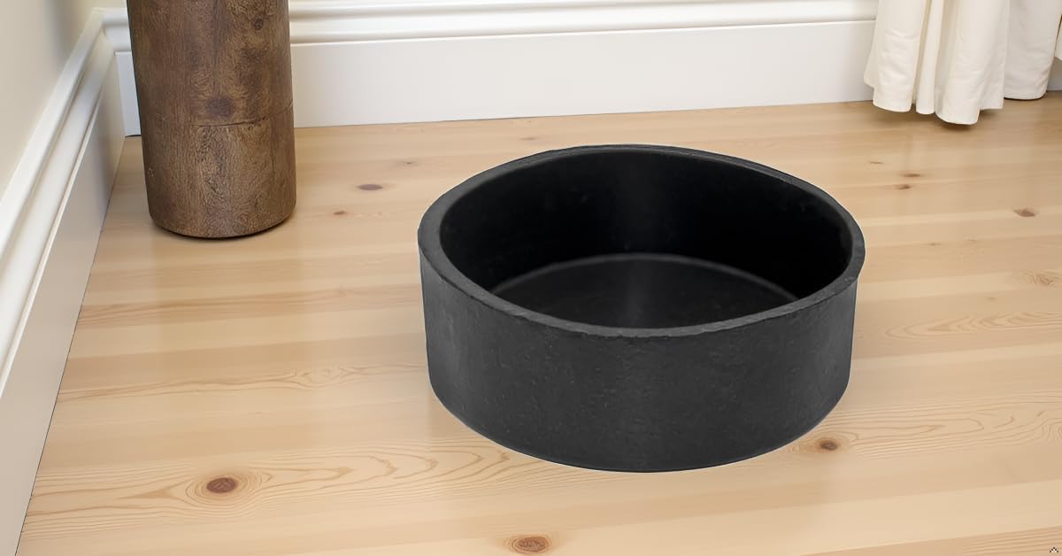 Flyshop Furniture Table Covers Non-Slip Durable Rubber Leg Tips Chair Leg Caps Floor Protector Round Black 4PCS Size 76mm, 3"