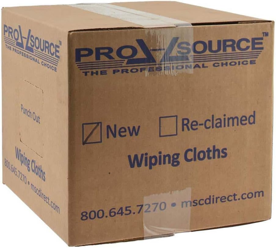 PRO SOURCE 10 Lb Box Virgin Surgical Lint-Free Blue Cotton Huck Towels: 16" x 25"