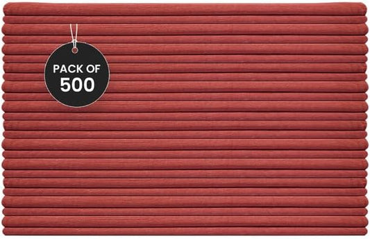 Shop Towels (Red, 500-Pack) - Bulk Cleaning Towel in a Bag, Mechanic Cotton Wipes for Car Maintenance, Auto Mechanics & Garage, Wipe Grease & Oil, Machine Wash & Reusable