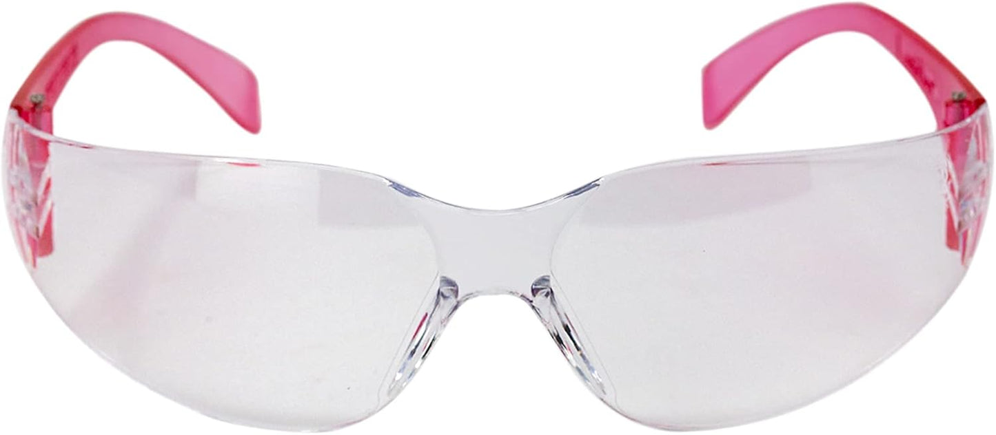 BISON LIFE Safety Glasses - Scratch Resistant Wrap Around Eyewear, Polycarbonate ANSI Z87.1 Impact Resistant Lens