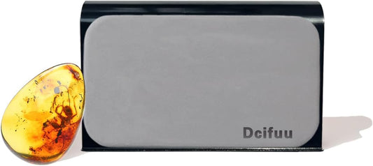 Amber Air Freshener, Stone Scent Starter Kit, Odor Eliminator - Car Visor Clip (Pack of 1 - Amber Scent)