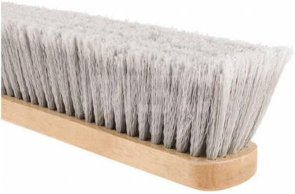 PRO SOURCE Fine-Sweep Push Broom Head with Threaded Wood Block: Extra-Wide 36 inch