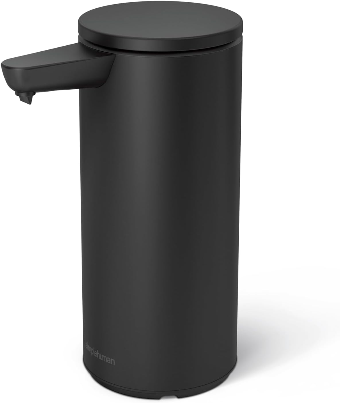 simplehuman 9 oz. Touch-Free Automatic Rechargeable Sensor Pump, Matte Black Stainless Steel, New