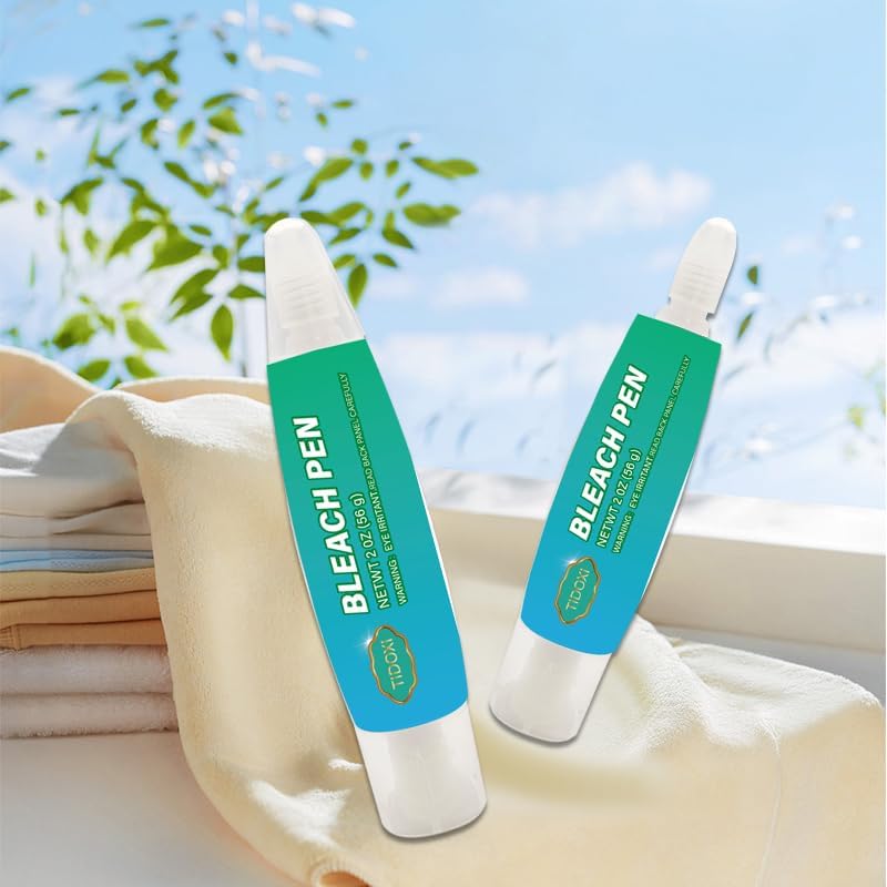 1PCS Tidoxi Bleach Pen,Bleach Pen for Clothing,Tidoxi Stain Remover Pen,Travel Size Toiletries,Travel Essentials,Travel Accessories,Lnstantly Remove Stains