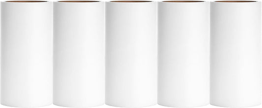 4.6 inch Lint Roller Refills Only for Evercare Giant Lint Rollers for Pet Hair Extreme Stick Refills 5 Rolls 60 Sheets per Roll Total 300 Sheets