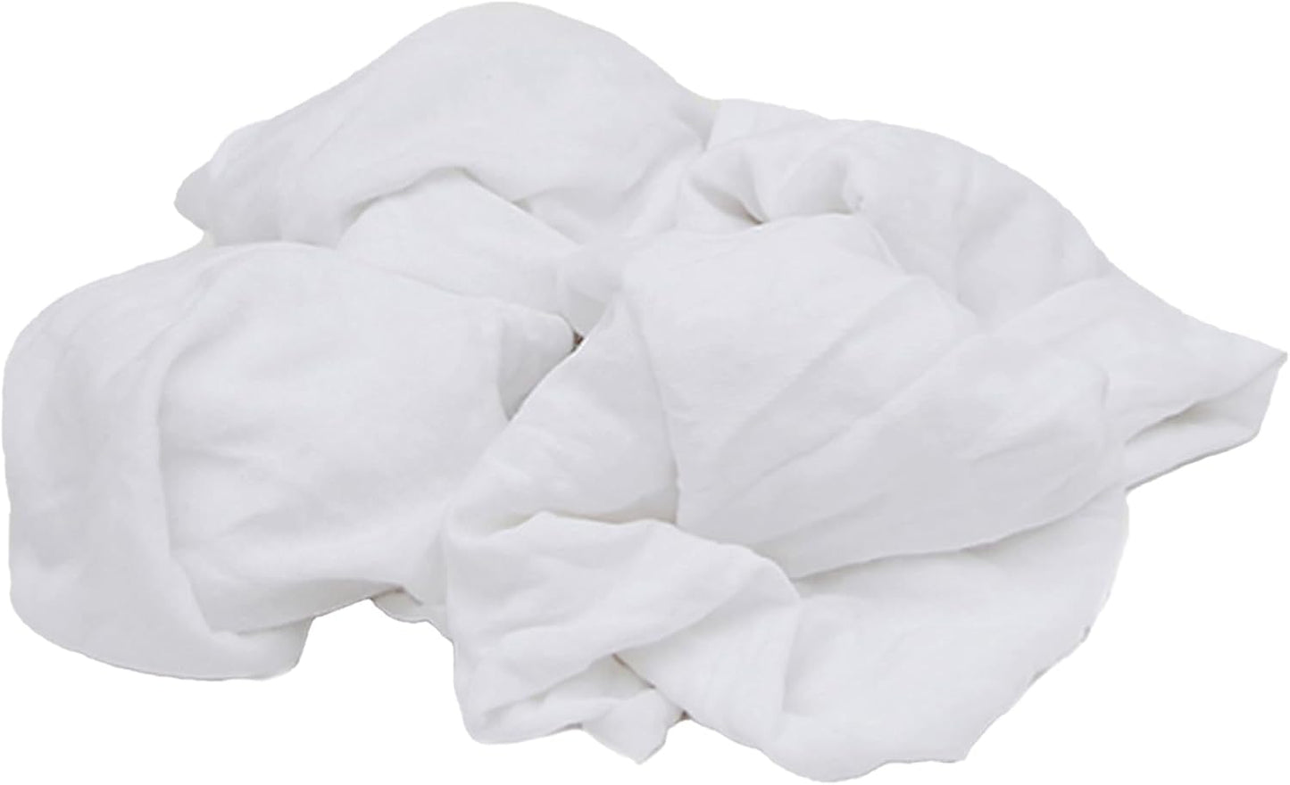 Premium White T-Shirt Cleaning Rags (10 lbs. Box) – White Cotton Rags for Cleaning, Staining, Painting, Oil, Grease & Dust Removal – Shop Rags Bulk for Multipurpose use