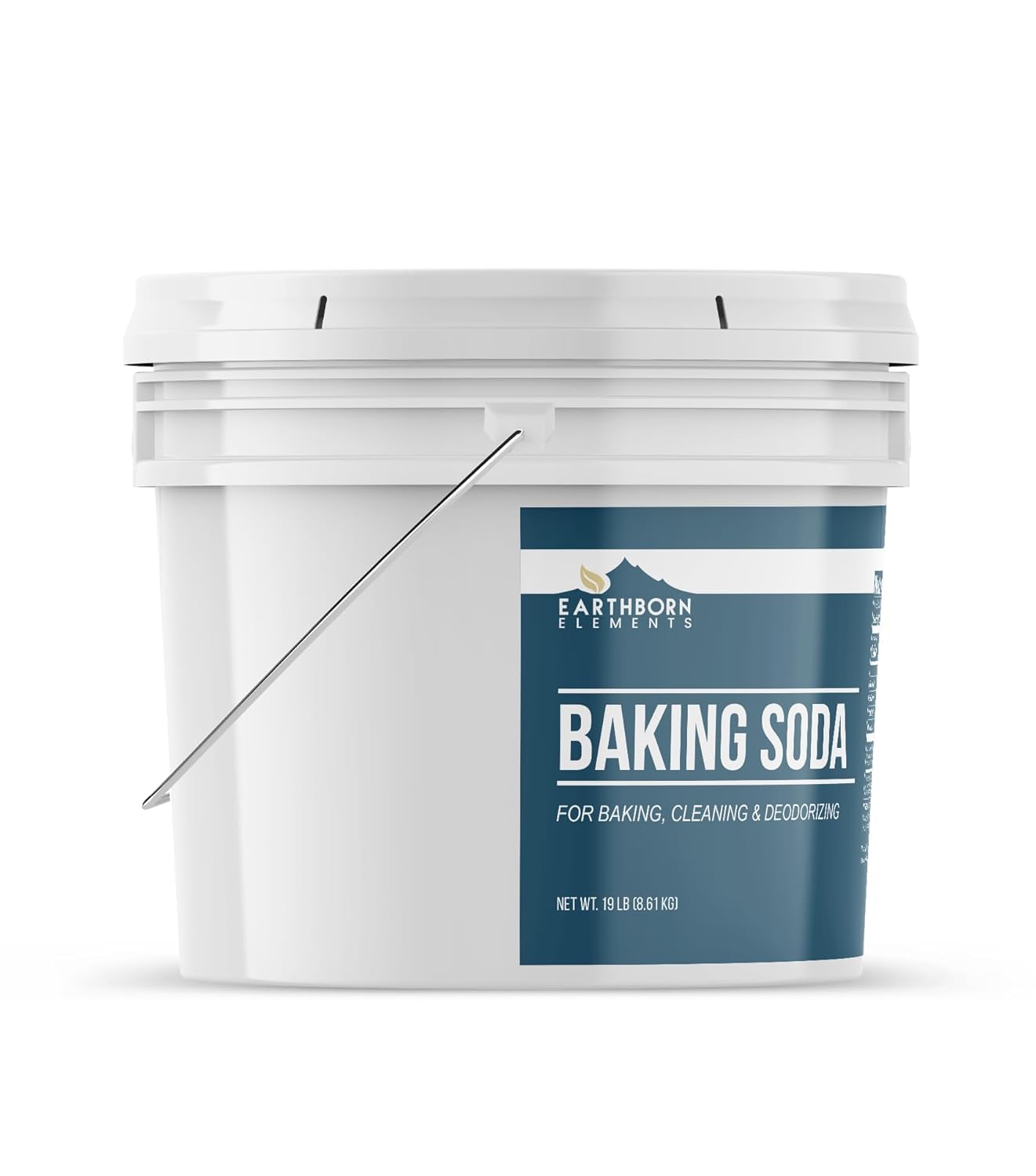 Earthborn Elements Baking Soda (2 Gallons) Sodium Bicarbonate, Cooking, Cleaning & Deodorizing