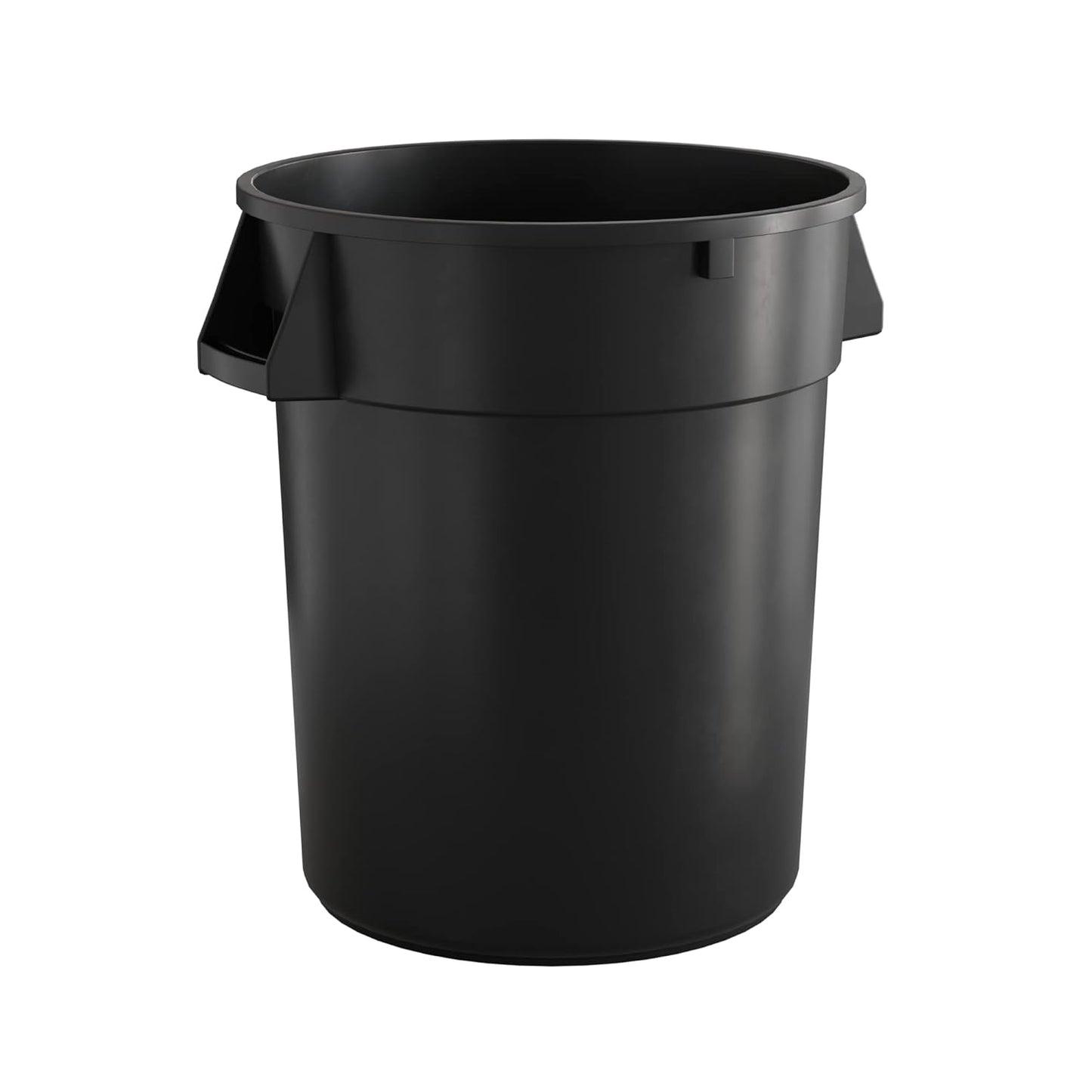 32 Gallon Black Round Commercial Trash Can