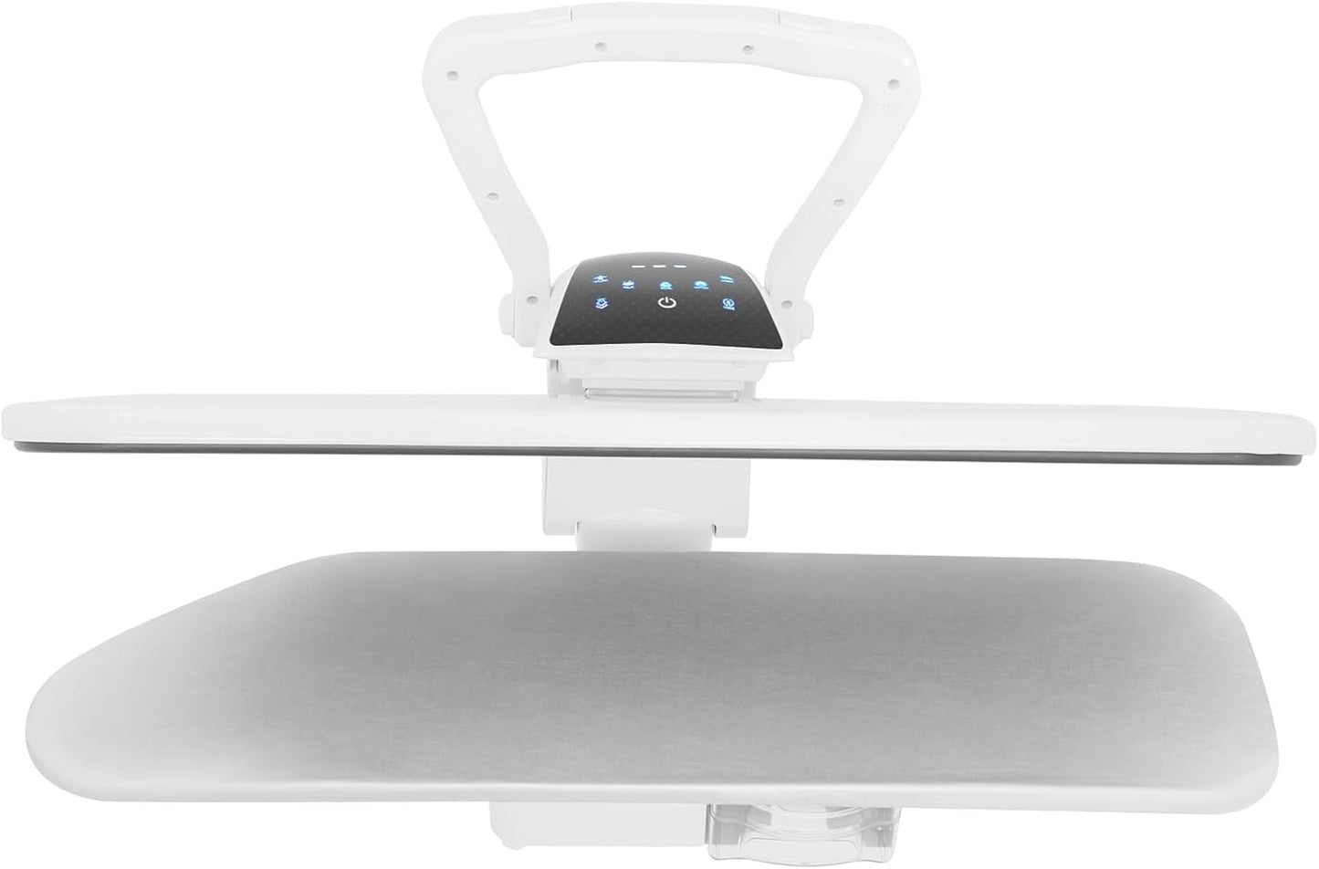 Intelligent Steam Press with 5 Fabric Setting Professional Steamer 1600W for Home/Business 36inch Non-stick Large Pressing Surface Auto Shutoff & Temp Settings Digital Touch Screen (White)