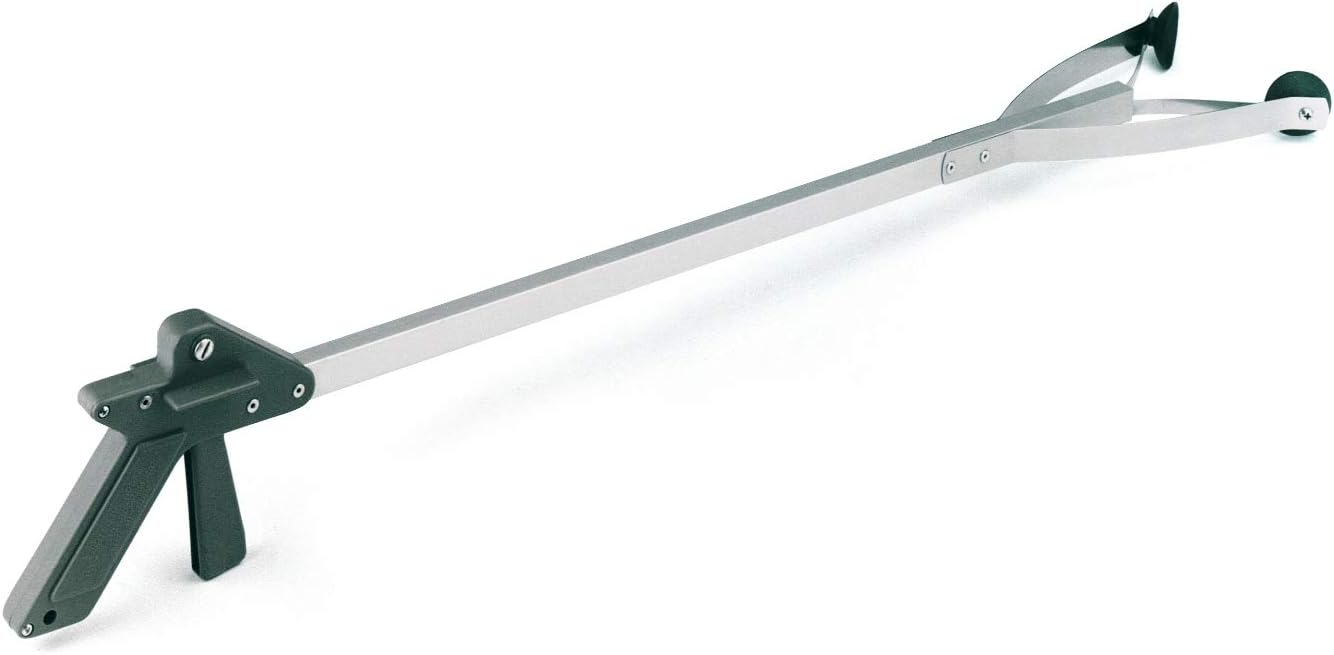 ArcMate EZ Reacher - Heavy Duty Grab-It Reaching Tool - Grabber Reacher with 4.5 Inch Jaws, Can Lift a Dime to 8 lb. Brick, Lightweight, Sturdy, Ideal for Commercial, Maintenance, Seniors, 32" (32S)