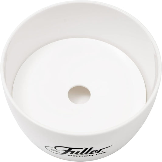 Fuller Brush Handy Holder with Drain Rack – Small Sink Caddy for Organizing Cleaning Sponges & Tools – Removable Drain Tray, Dishwasher Safe – White