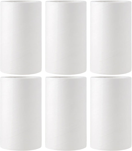 4 inch Lint Roller Refills Only Compatible with Scotch Brite Lint Roller Replacement Refills for Pet Hair Extra Sticky Everyday Clean Lint Remover Refills Pack of 6 Rolls Total 360 Sheets