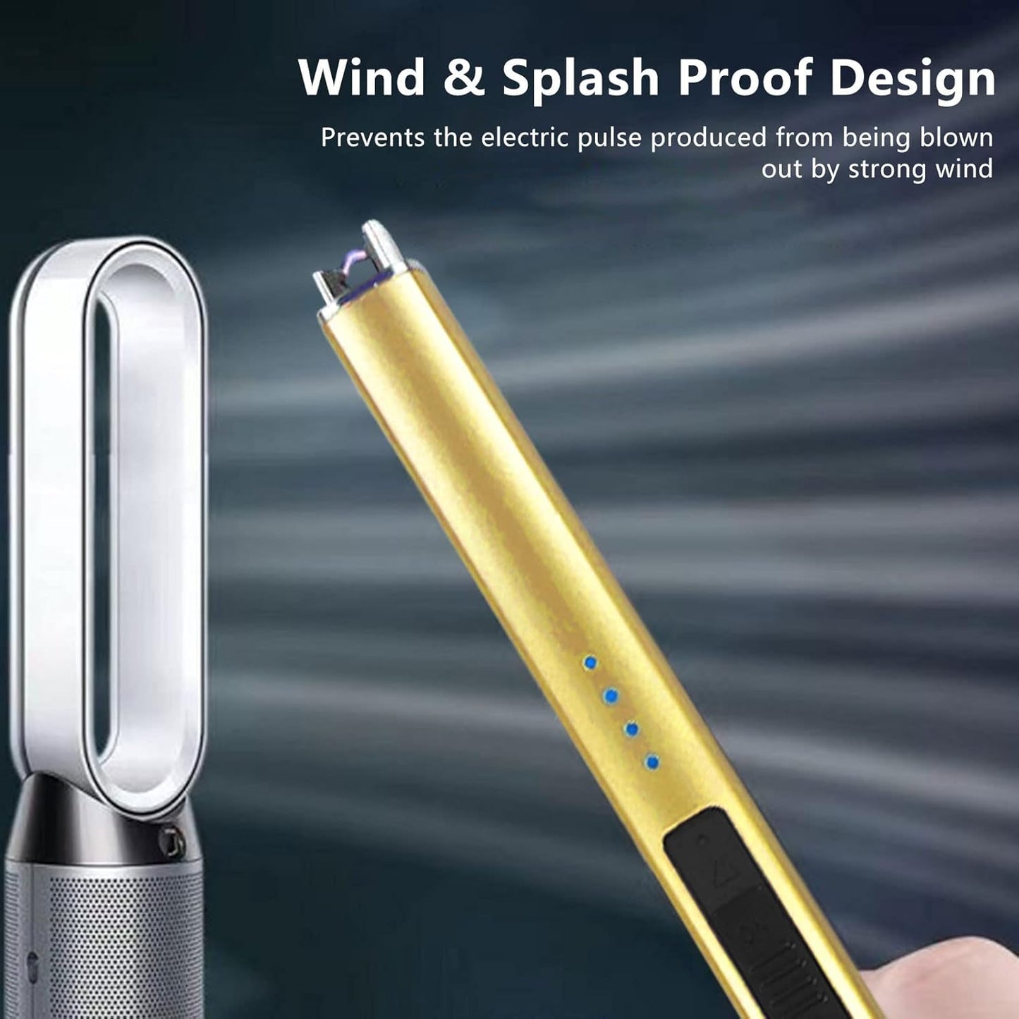 5Pcs Stainless Steel Candle Wick Trimmer Set, Candle Wick Trimmer, Candle Wick Dipper, Candle Wick Snuffer and Rechargeable Electric Candle Lighter for Candle Lovers(Gold)