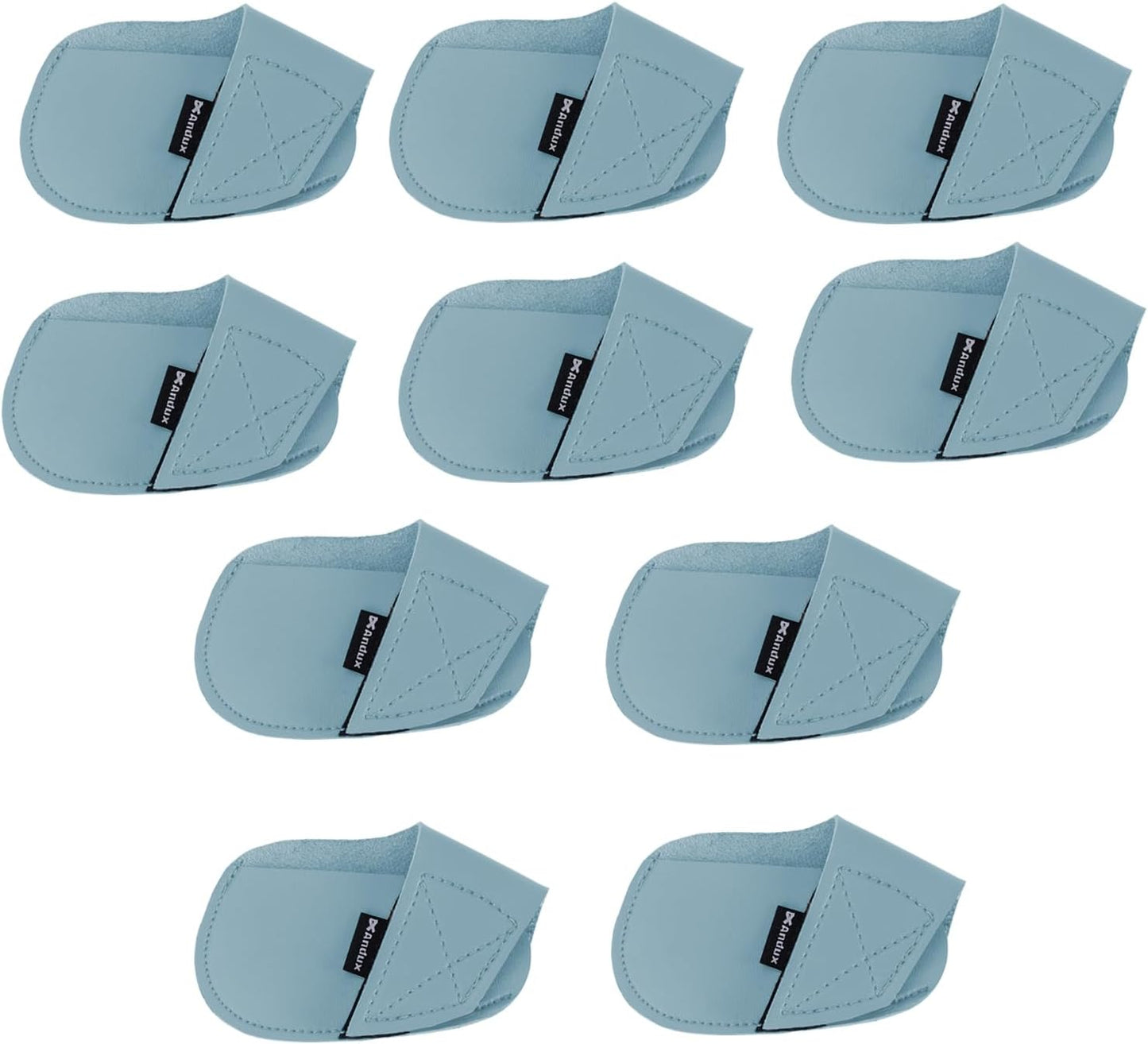 Andux 10Pack PU Golf Irons Club Head Covers Pouch Holder MT/PU03