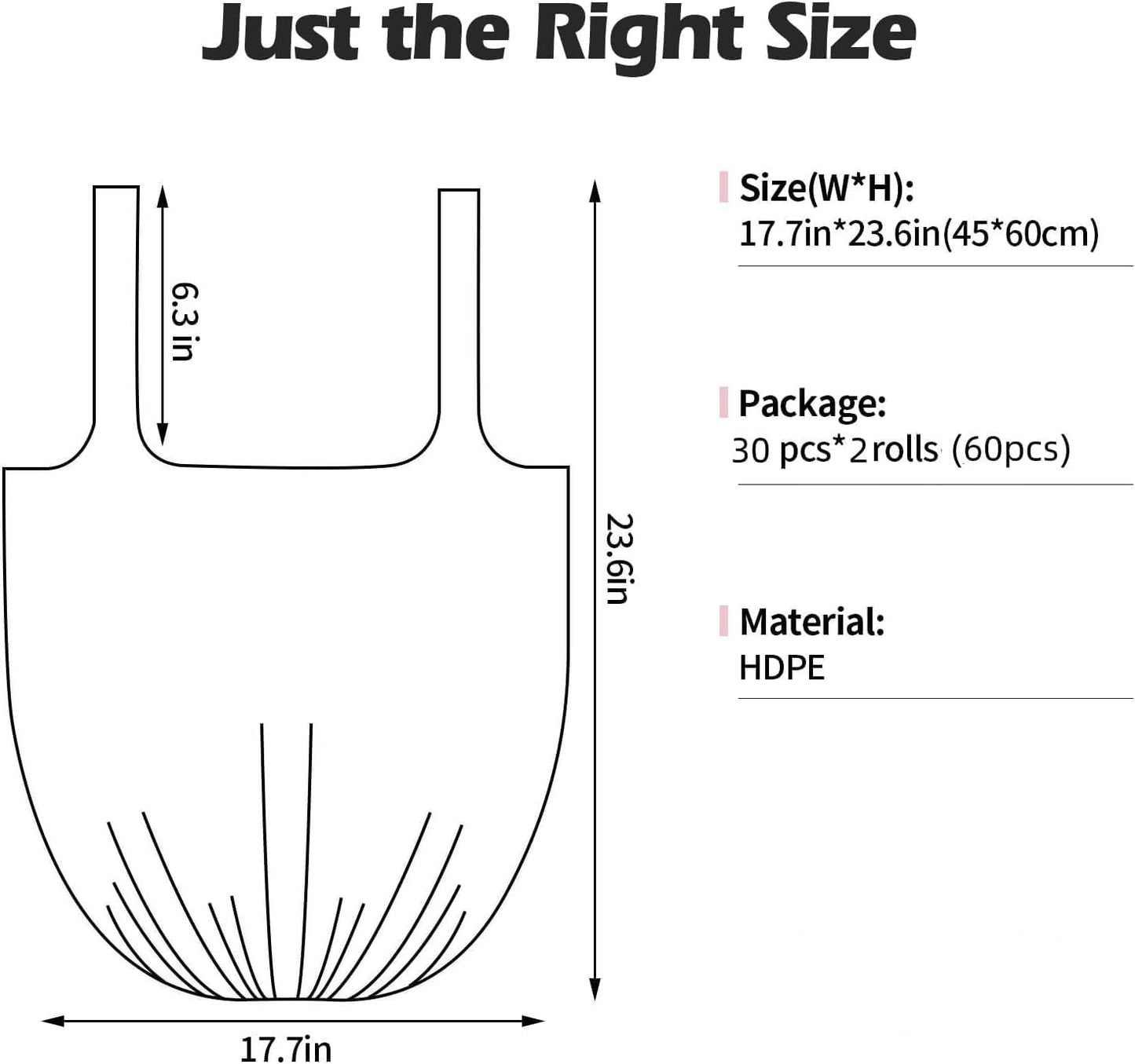2-4 Gallon Portable Trash Bags,60 Counts Thicken portable Small Garbage Bags for Office, Kitchen,Bedroom Trash Can,Strong Trash Bags（Blue）