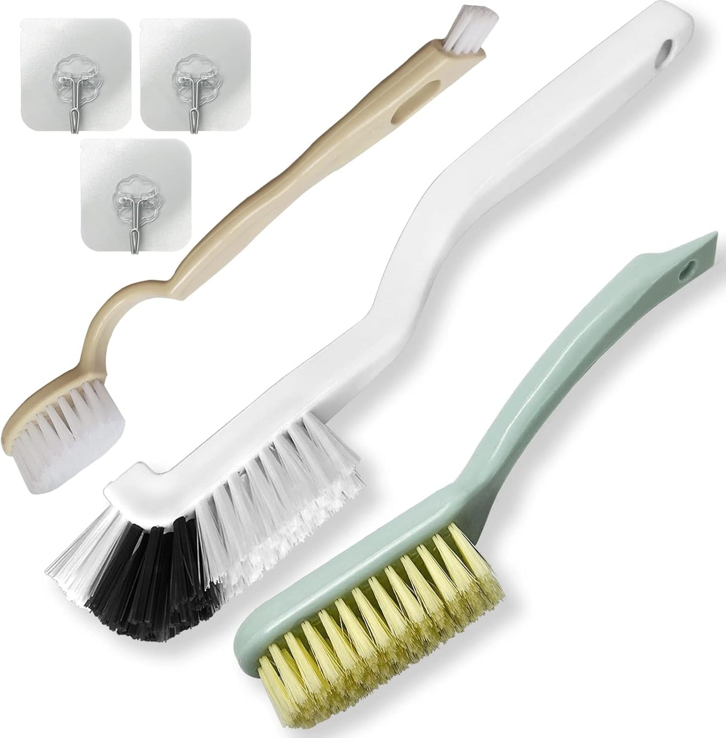 Cleaning Brush Shoe Kitchen Bottle Brush Sink Bathroom Household Dish Pot Pan Edge Corners Tile Lines Brush with Stiff Bristles