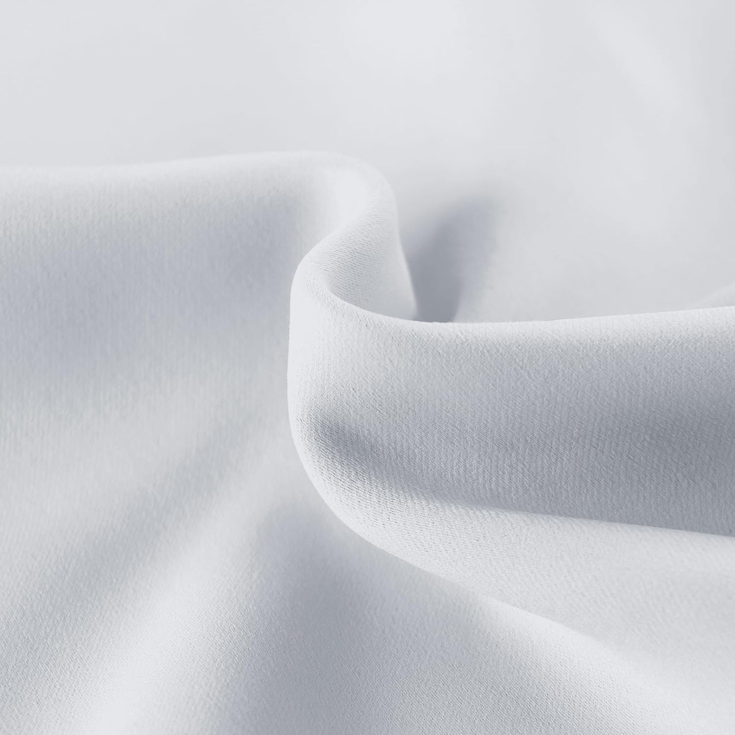 DWCN French Door Curtains – Rod Pocket Thermal Curtain for Doors with Glass Window, Kitchen and Patio Doors for Privacy, 23 X 72 Inches Long, 1 Curtain Panel with Tieback, Greyish White