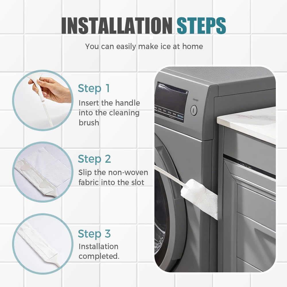 Retractable Gap Dust Cleaner, Bendable Microfiber Duster for Household Flat Duster for Under Appliances, Retractable Gap Dust Cleaning Artifact Extendable Dusters with Nonwoven Fabric (1, Pink)