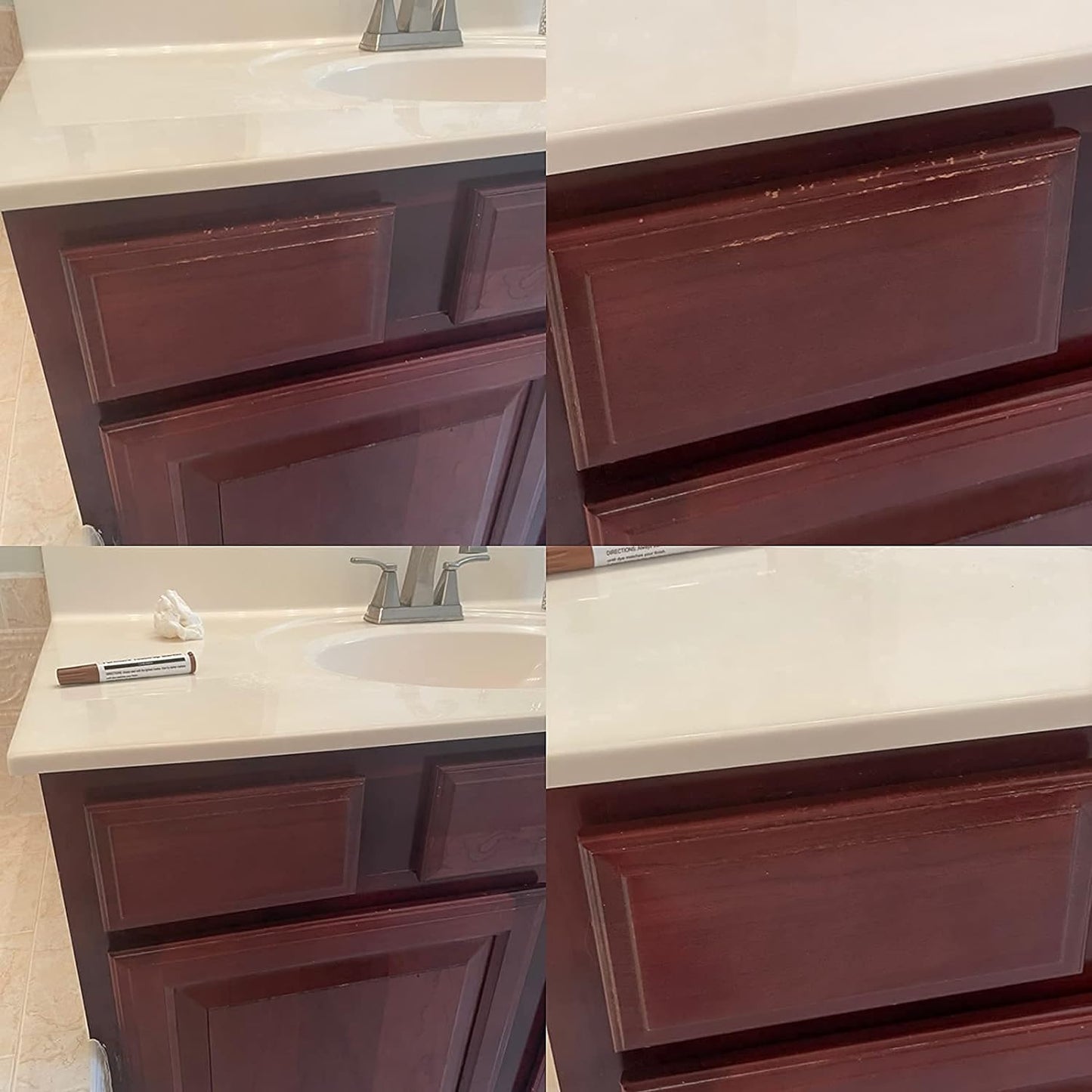 Furniture Repair Kit Wood Markers Wax Sticks, for Stains, Scratches, Wood Floors, Tables, Desks, Carpenters, Bedposts, Touch Ups, and Cover Ups (21)