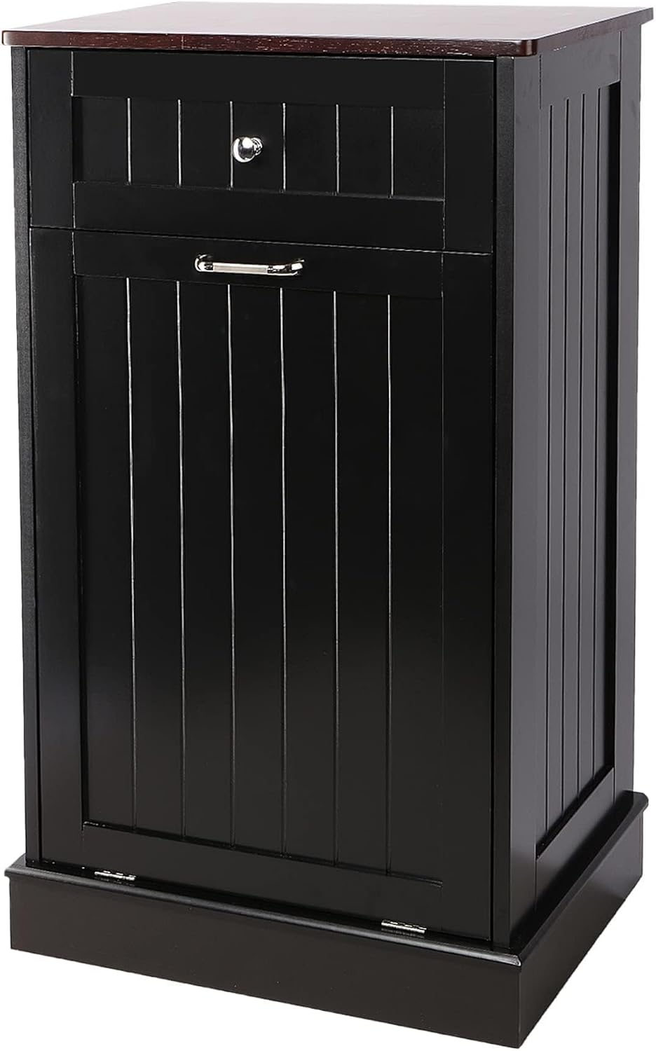 Betterhood Tilt Out Trash Cabinet 10 Gallon Wooden Free Standing Laundry Sorter Cabinet,Recycling Cabinet with Hideaway Drawer,Tilt Out Trash Cabinet Can Bin Kitchen