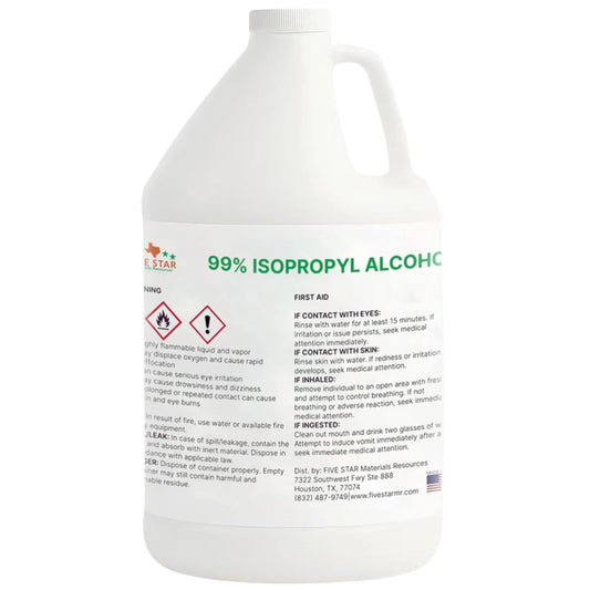 99% Pure Isopropyl Alcohol, 99 Percent IPA 1 Gallon, USP Grade, Made in The USA (4 Quarts, 1 Gallon,128 fl oz)
