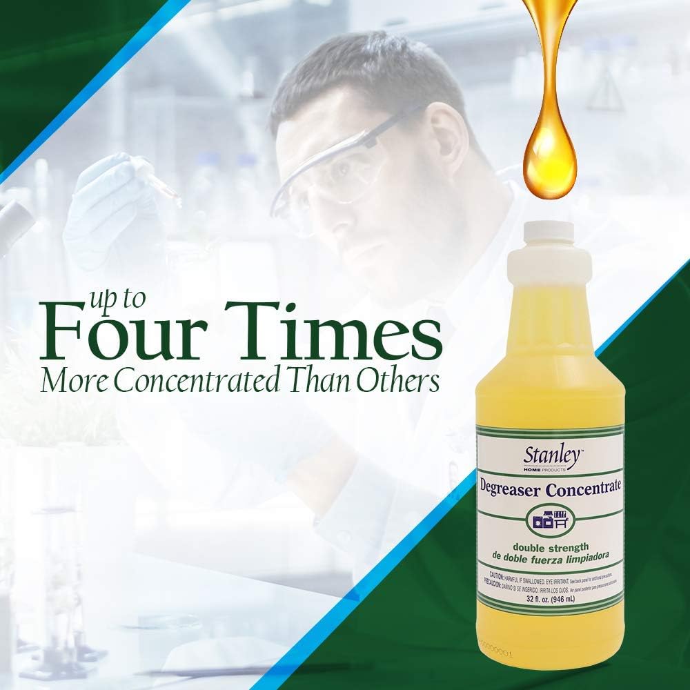 STANLEY HOME PRODUCTS Degreaser Concentrate - Makes 64 Gallons - Removes Stubborn Grease & Grime - Multipurpose Cleaner for Home & Commercial Use