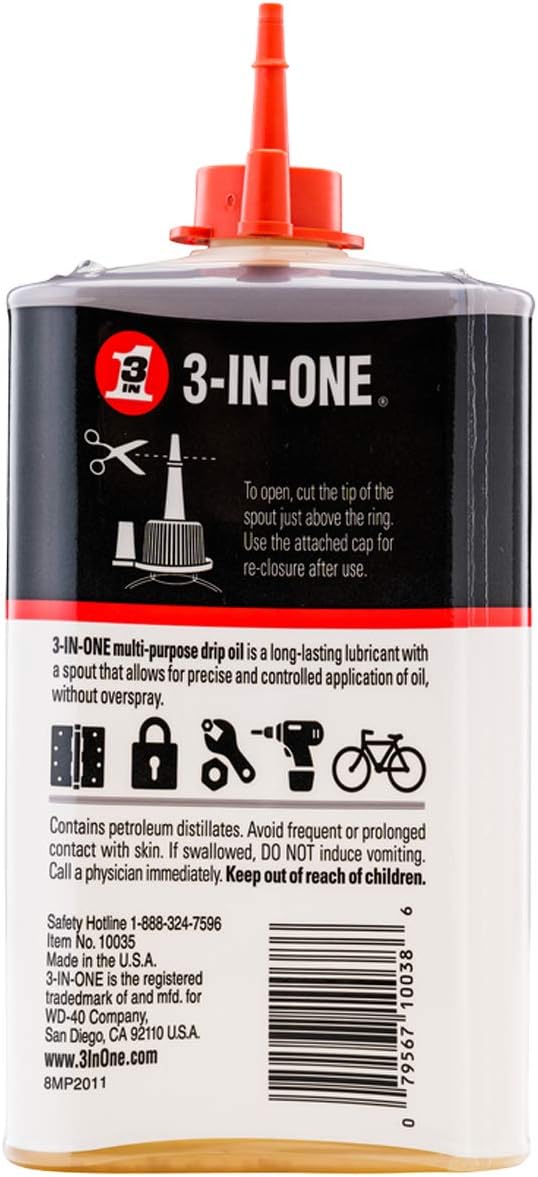 3-IN-ONE Multi-Purpose Oil, 8 OZ [12-PACK]