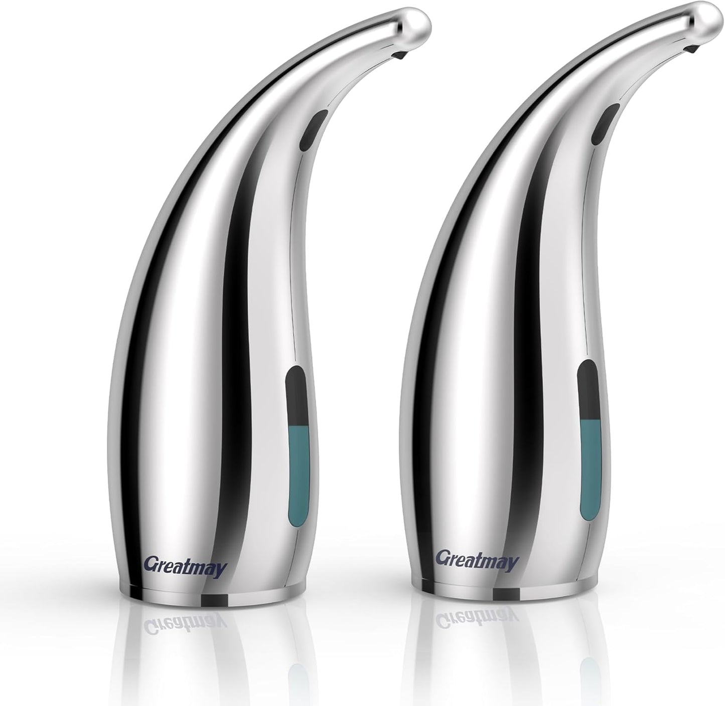 Adjustable Automatic Soap Dispenser Touchless, 4 Adjustable Levels Touchless Sensor Liquid Soap Pump Dispenser，300ml Rechargeable Magnetic Charging Hand Soap Dispenser for Kitchen，Bathroom